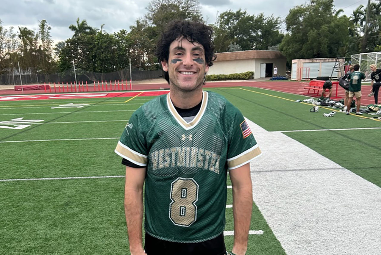 Westminster Christian's Matthew Handel, despite battling an injury, scored nine goals, including the final three of the game, to lift his team to a 16-13 win over Cardinal Gibbons.