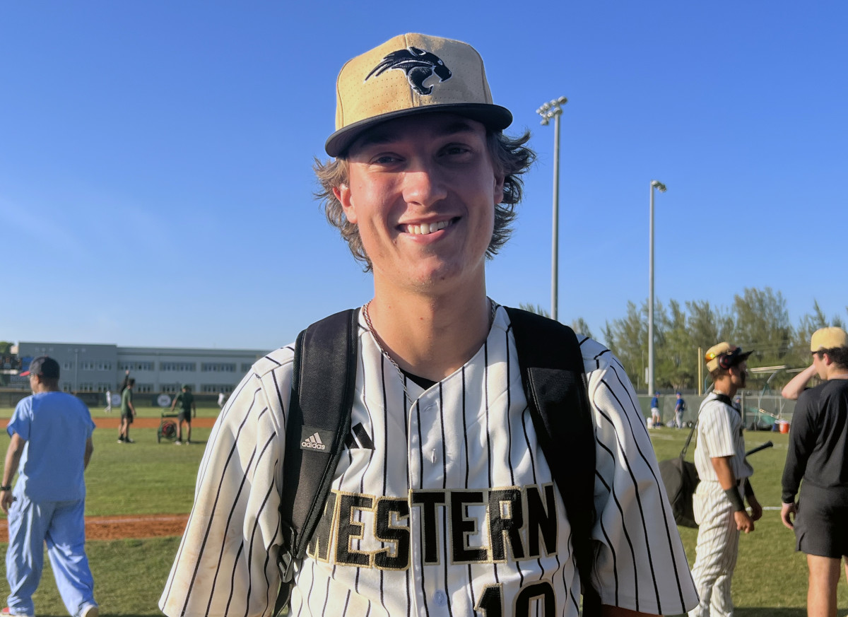 Western’s Jake Butter fanned eight batters in seven no-hit innings, but had to settle for a no decision after leaving a scoreless tie.