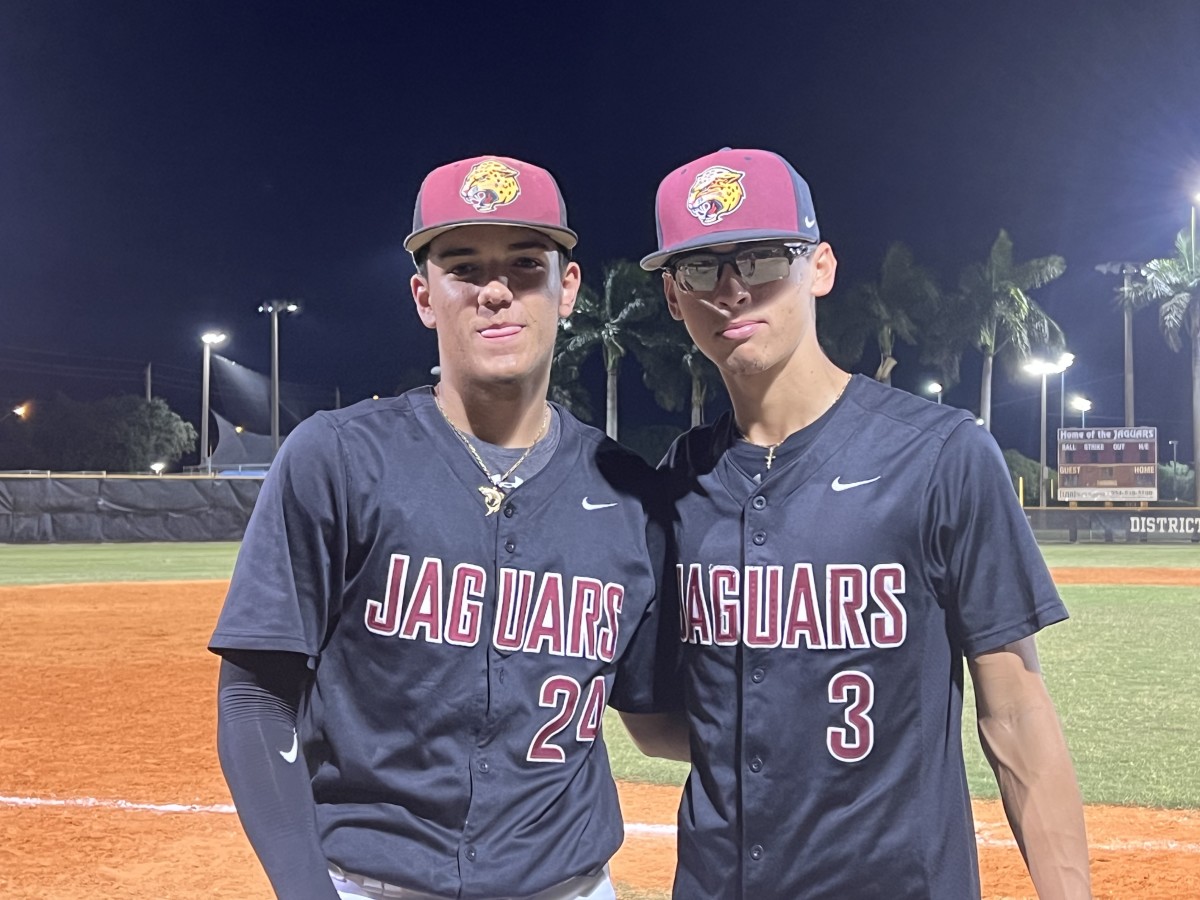 Pembroke Pines Charter blanks Hialeah, 10-0, to advance in Class 5A-District 15. They will face Archbishop McCarthy on Thursday. Paul Abolafia (left) and Bryan Barcenas were the stars of the game.