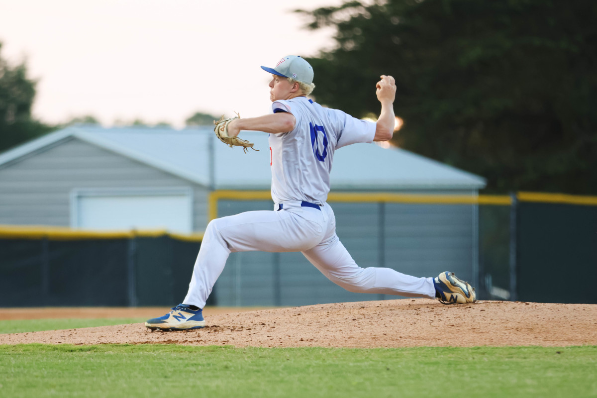 Truitt Manuel struck out 10 in Friday night's Game 1 win for West Henderson.