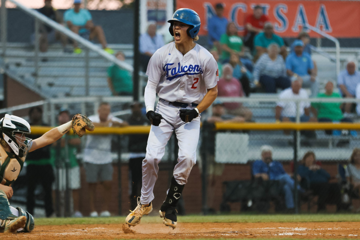 Alex Anderson was named the MVP of the NCHSAA 2-A state baseball championship series.