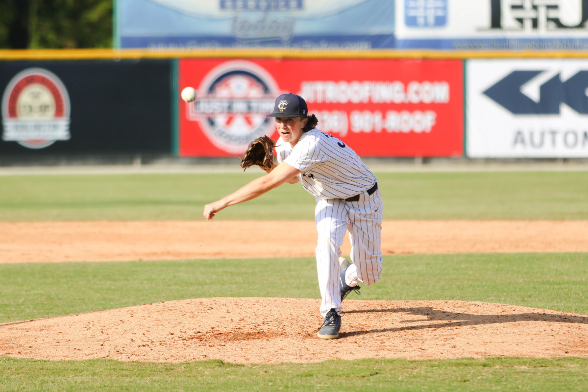Micah Simpson allowed two hits and struck out three in Roberson's Game 1 win Friday night. He finished with five RBIs at the plate and was named the MVP of the NCHSAA 4-A baseball championship series.