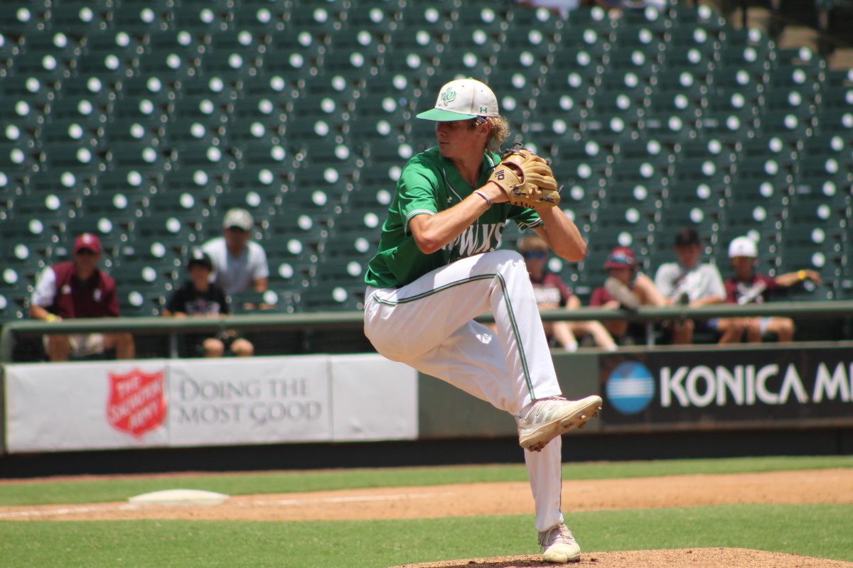 Corpus Christi London Wall 3A UIL state semifinals Texas baseball playoffs 060923 Andrew McCulloch 89