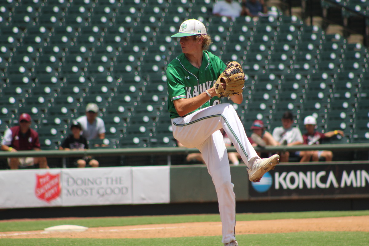 Corpus Christi London Wall 3A UIL state semifinals Texas baseball playoffs 060923 Andrew McCulloch 88