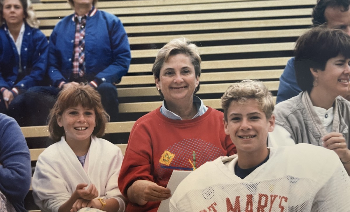 Diane (middle) at a game with Dee Dee (to her right) and Jake (in front).undefinedCourtesy of Shaughnessy family