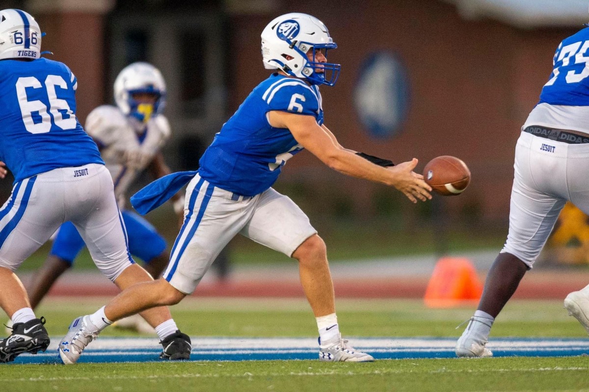 Junior quarterback Luke Knight is back to lead the Jesuit offense after throwing for more than 2,500 yards last fall.