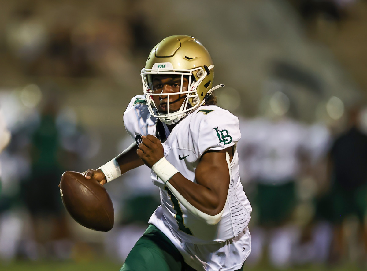 Colorado State-bound quarterback Darius Curry thew for more than 3,000 yards and 41 touchdowns for Long Beach Poly.
