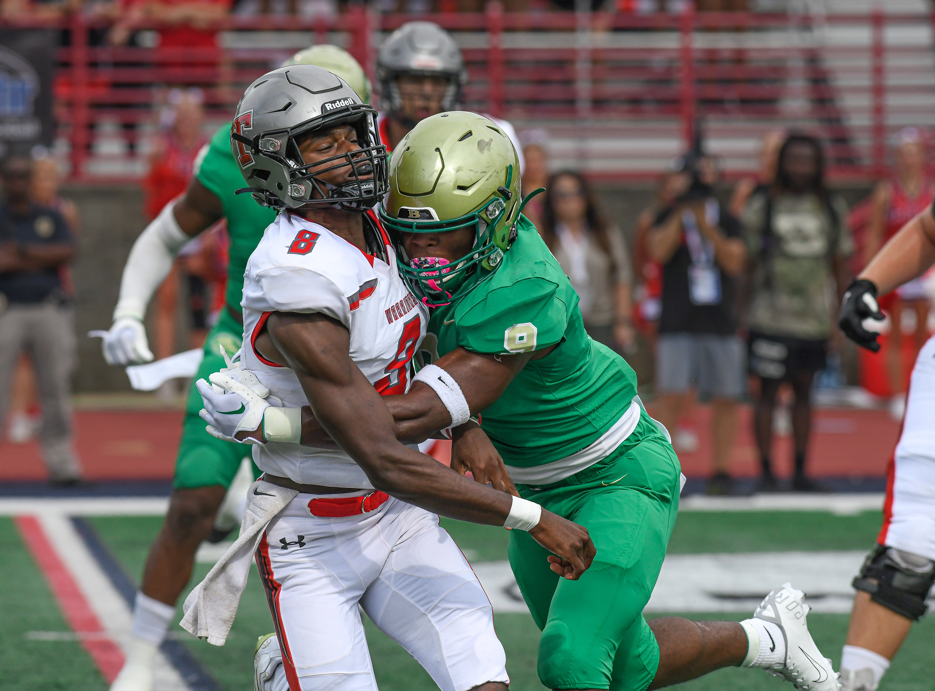 Buford's defense absolutely dominated visiting Thompson (Alabama) and a heavyweight season opener at the Freedom Bowl, Friday night in Milton, Georgia.
