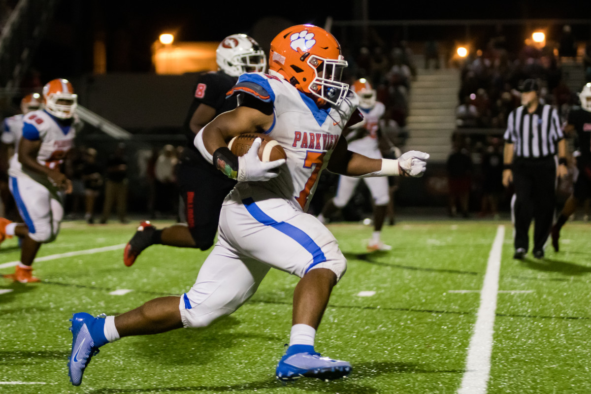 Khyair Spain helped Parkview cruise to a 48-21 win over North Gwinnett in Georgia on September 9, 2022.