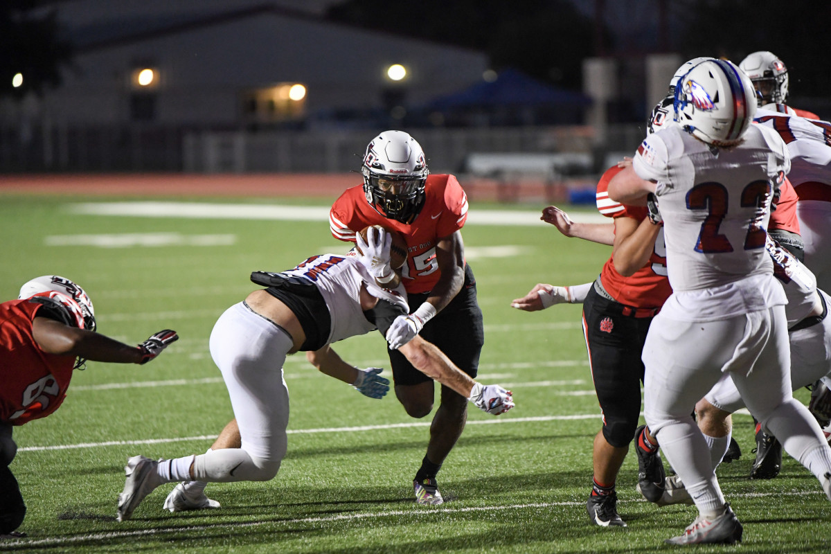 Fort Worth Lake Country Christian Corpus Christi West Oso Texas football 093022 Blake Purcell8