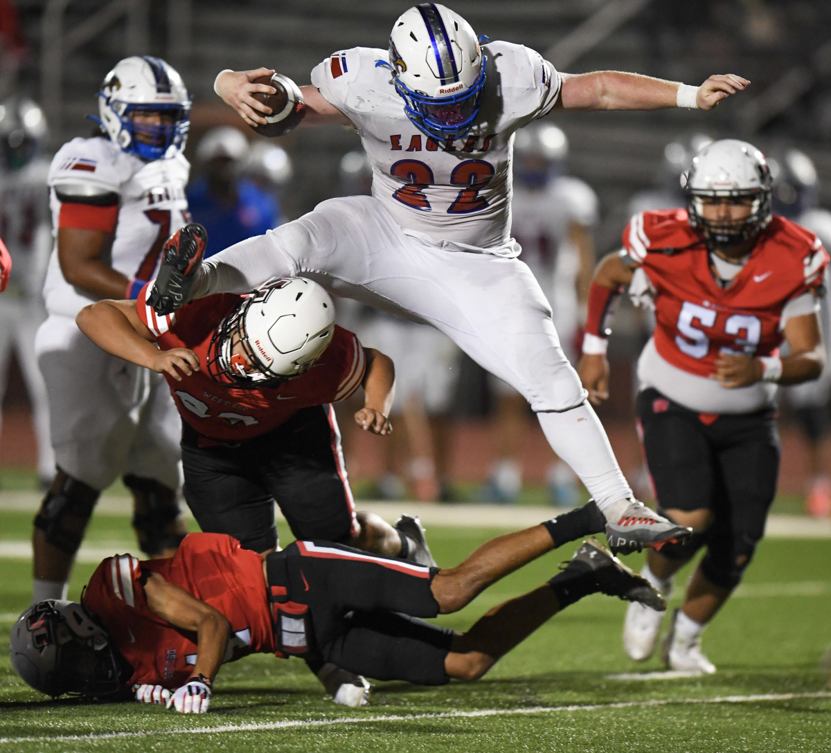 Fort Worth Lake Country Christian Corpus Christi West Oso Texas football 093022 Blake Purcell30
