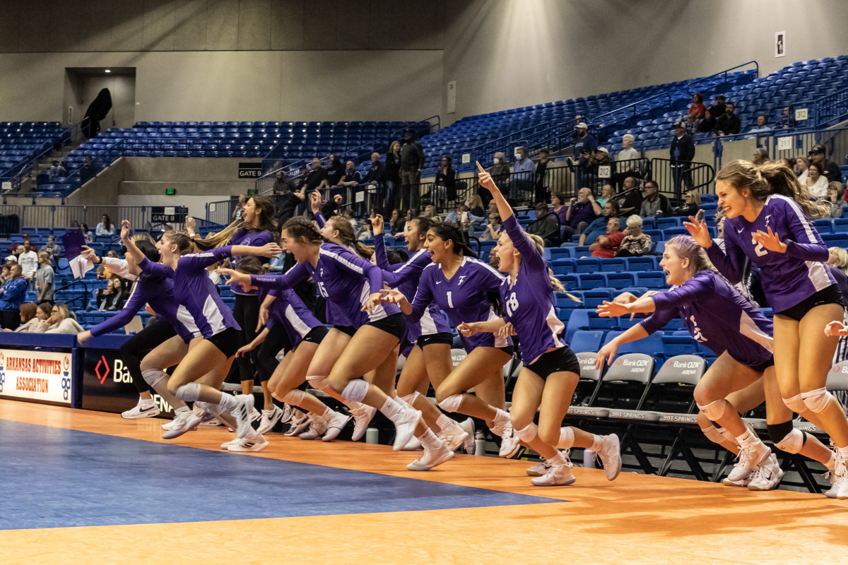 (Photo by Tommy Land) Fayetteville will play in its 17th straight state volleyball tournament this month. 