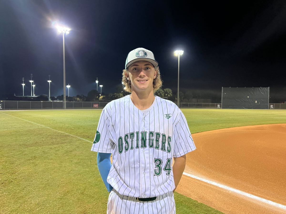 A gifted pitcher with a big arm, Strawberry Crest's Alex Philpott, a University of Florida commit, is also a speedy centerfielder with dreams of being a two-way Major League star.