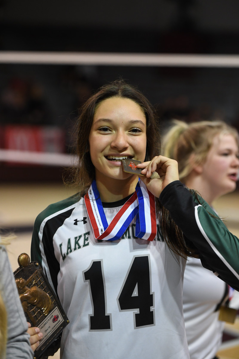 Lake Cormorant senior Sofia Gonzalez won the inaugural MHSAA Miss Volleyball Award for Class 6A.