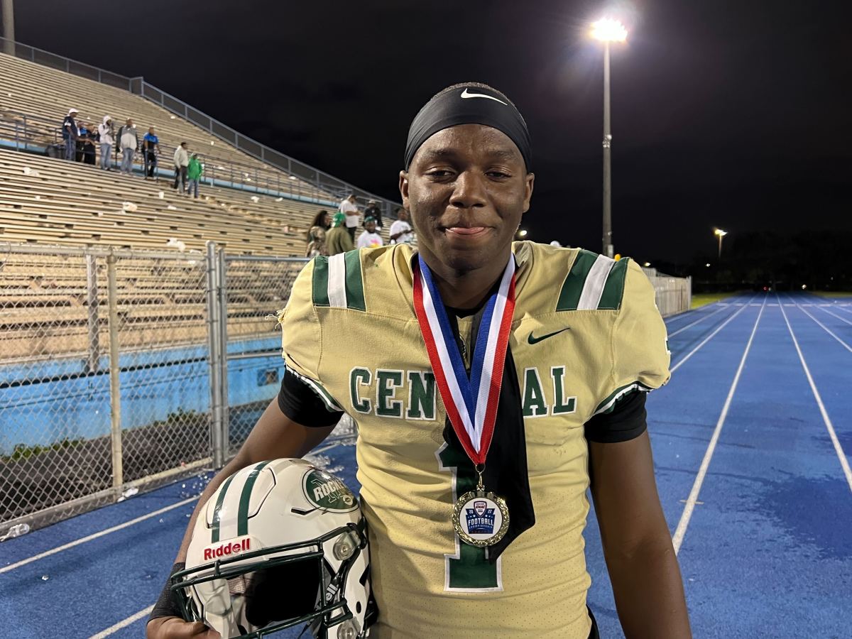 Miami Central star quarterback Keyone Jenkins passed for three touchdowns and the Rockets held off a second half surge from a talented Columbus squad to remain undefeated with 42-35, Friday night at Traz Powell Stadium.