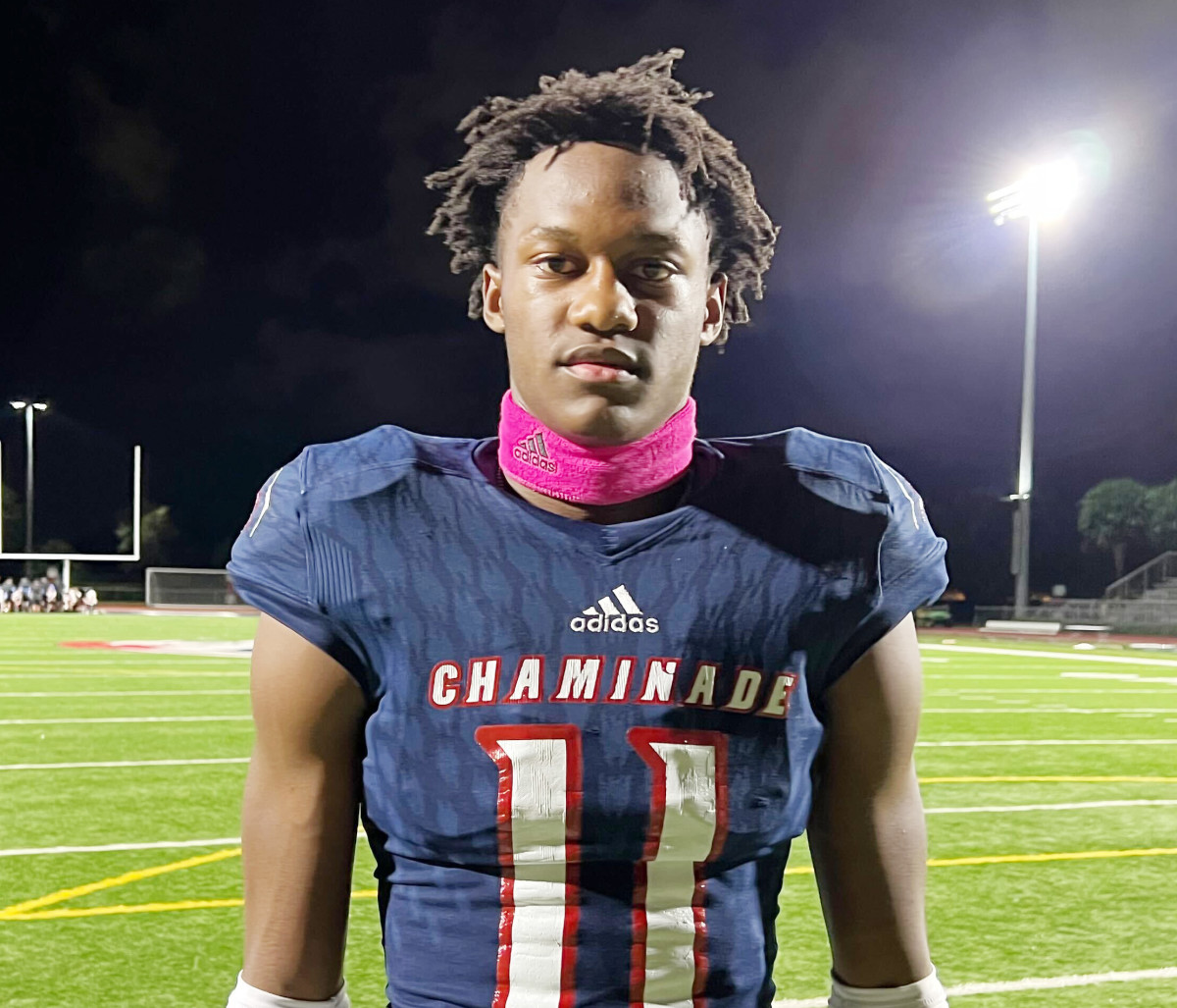 Chaminade-Madona star quarterback Cedric Bailey connected for long touchdowns with his first two throws of the night and finished with three TD throws in his team's 63-0 victory on Thursday.