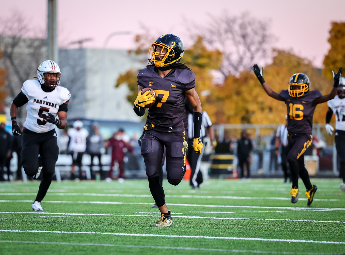 Detroit Martin Luther King defeated River Rouge 41-28 to advance to the second round of the playoffs on October 28, 2022 in Detroit.