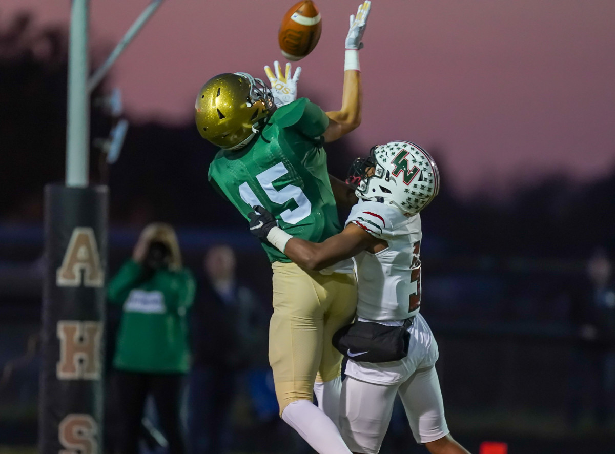 Cathedral defeated Lawrence North 44-35 in an Indiana Class 6 sectional semifinal game at Arlington Middle School on October 28, 2022.