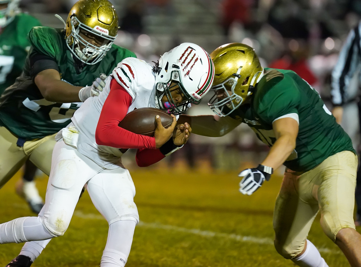 Cathedral vs Lawrence North Indiana football October 28 2022 Tyler Hart 7736