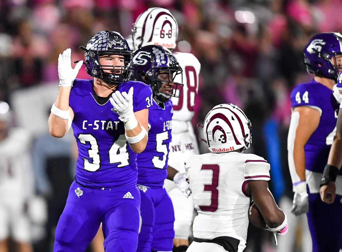 College Station A&M Consolidated College Station Texas football 102822 Dustin Nguyen 36