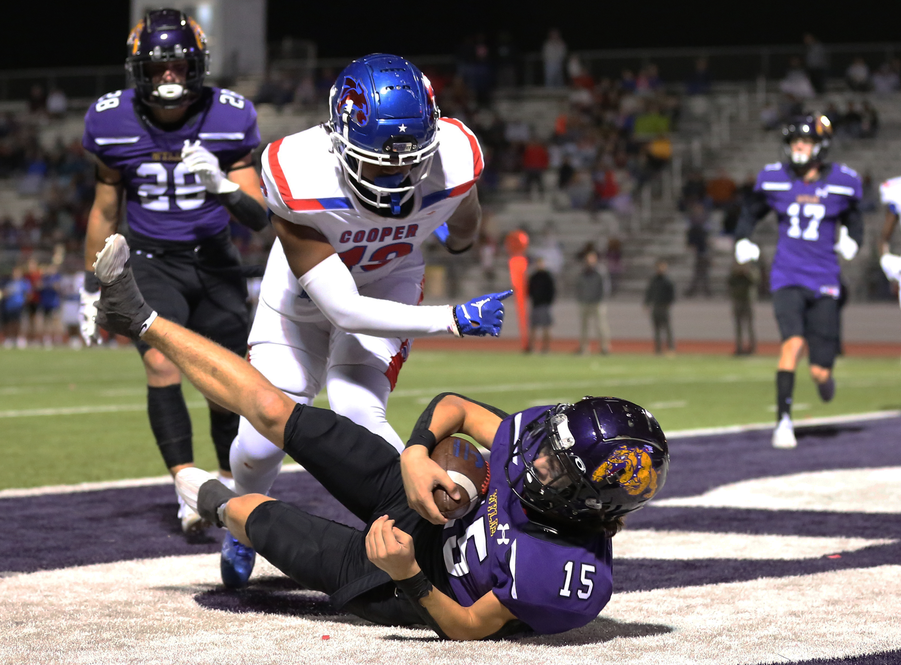 Abilene Wylie claimed its first district title in Texas Class 5A football on November 4, 2022 by defeating cross-town rival Abilene Cooper 20-10.