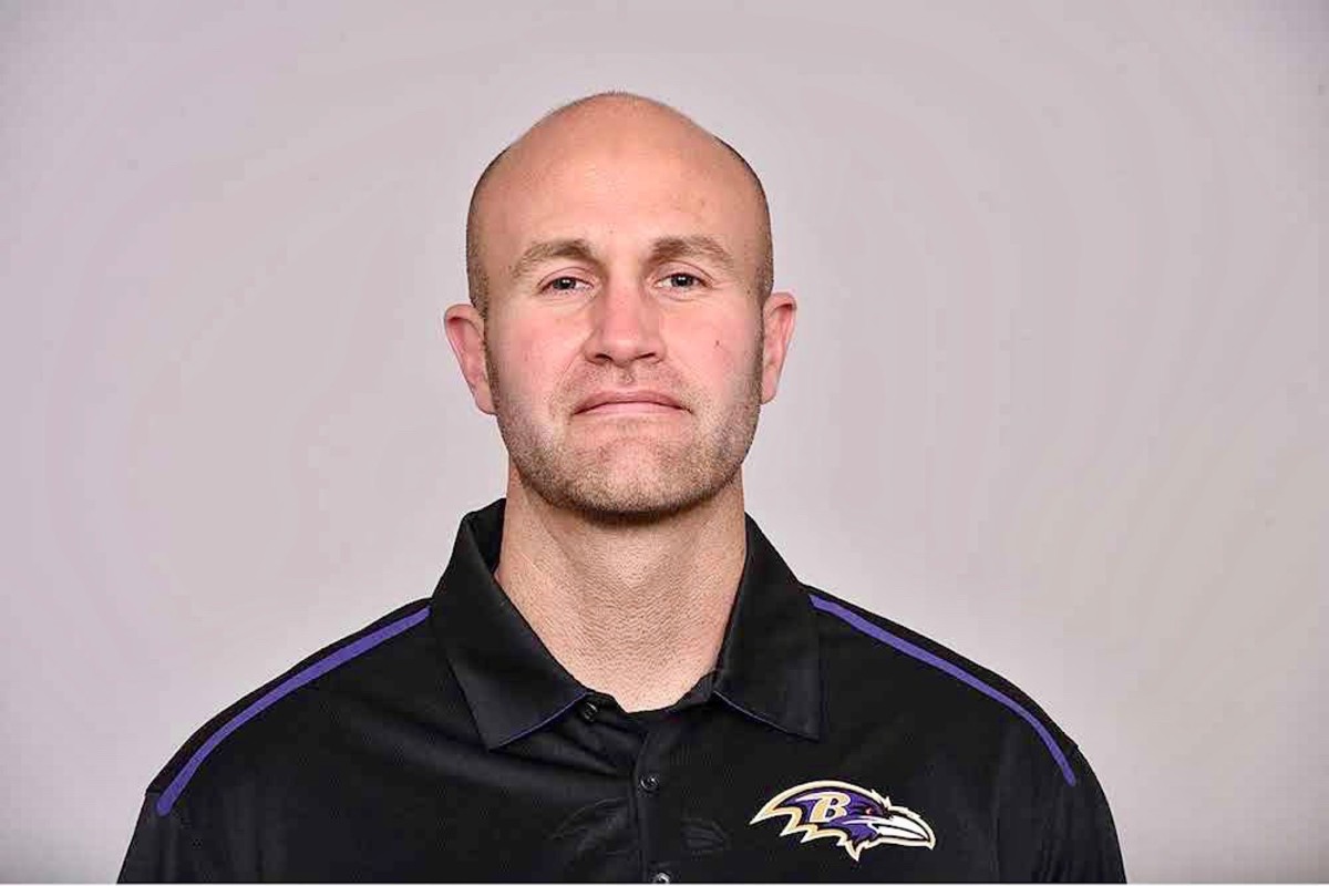 Torrey Myers, North Creek football coach while in NFL with Baltimore