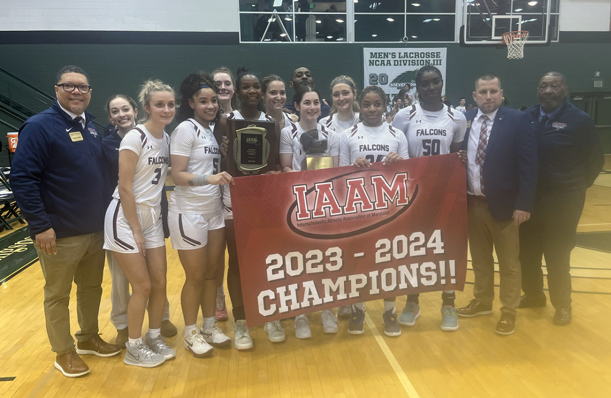 The Gerstell Academy girls basketball team celebrated the 2024 IAAM B Conference championship after two years of heartbreak.