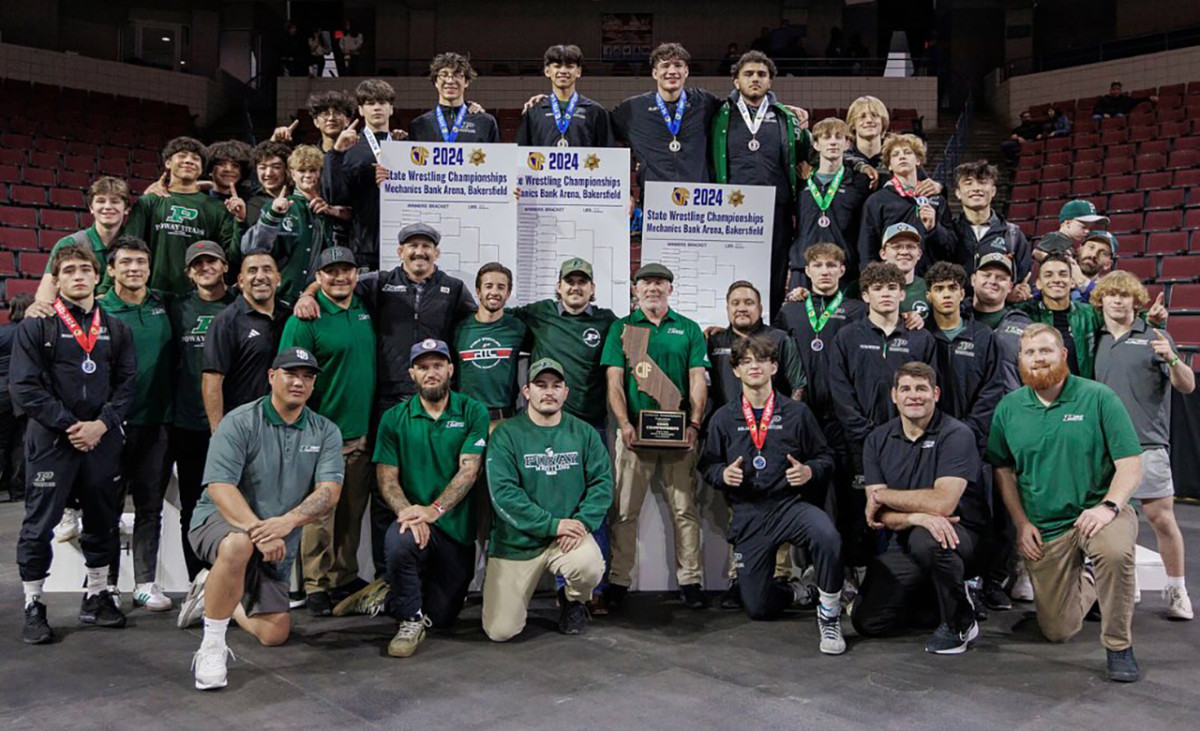 Poway was impressive in topping second-place Gilroy to win the California single class state wrestling championship.