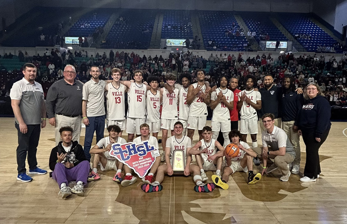 Powdersville, behind a big night from Jaleel McGee, defeated Darlington, 53-47, to win the SCHSL Class 3-A boys basketball state championship.