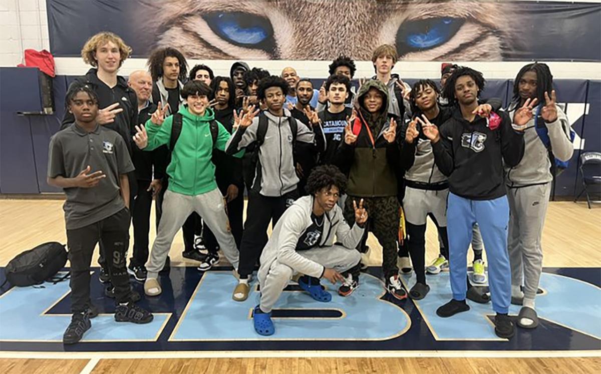 Panther Creek, one of the hottest boys basketball teams in the state of North Carolina, celebrated its 84-73 win over Millbrook and its pending trip to the Elite 8.
