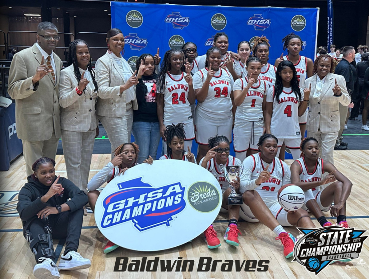 Baldwin survived a rough offensive performance in the first half and overcame a 16-point second half deficit to rally past Hardaway for a 47-39 victory in Wednesday's GHSA Class AAAA Girls Basketball State Championship game in Macon, Georgia.