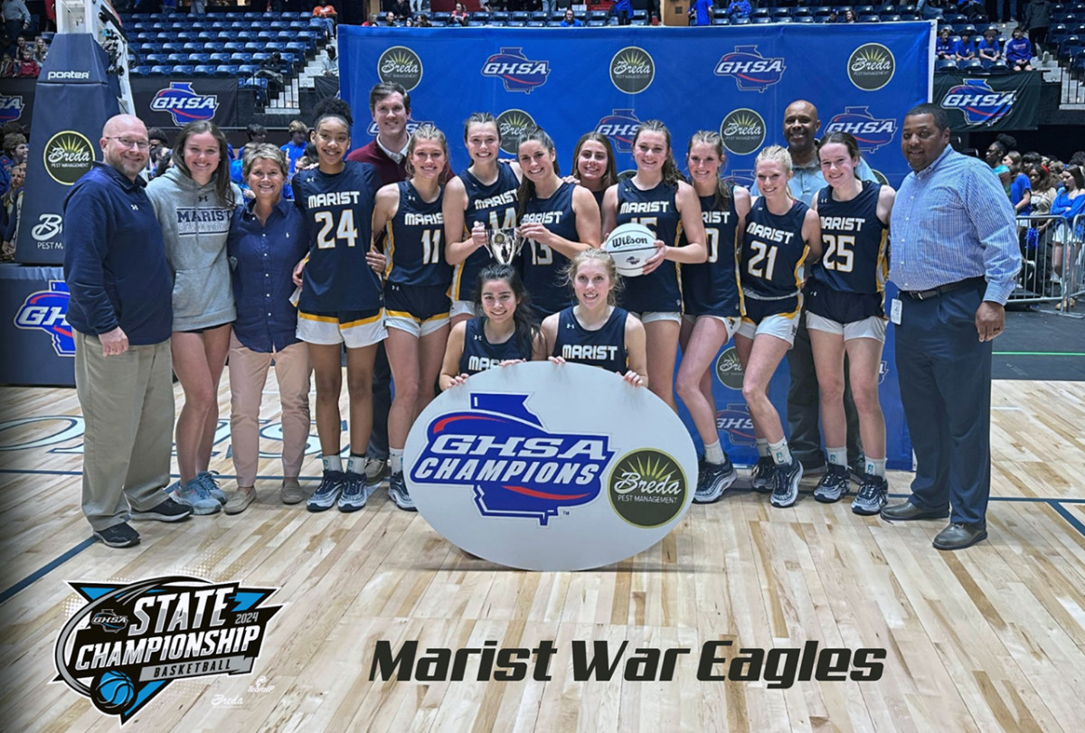 Marist finished the 2023-24 season with a 30-1 record after routing Marist, 67-48, in the GHSL AAAAAA girls basketball state championship game.