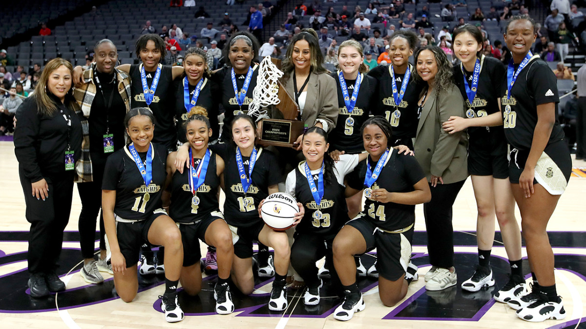 Bishop Montgomery's 2023-24 CIF State Division 1 champions pose for its seventh state crown in school history and first since 2002. 