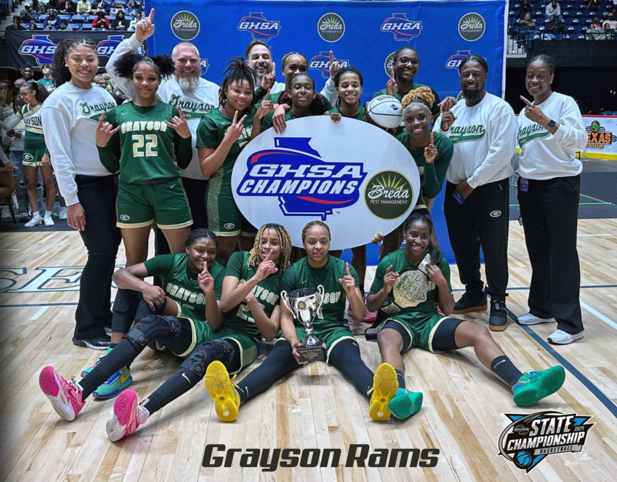 The Grayson girls basketball team completed and undefeated season with an easy 65-44 win over North Paulding in the GHSA Class 7A state final.