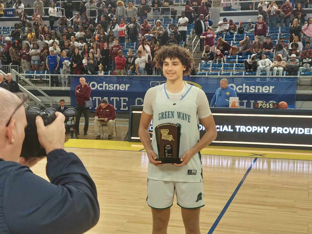 Ponchatoula's Allen Graves was named the Most Outstanding Player after the Green Wave won the Division I non-select title March 9, 2024.