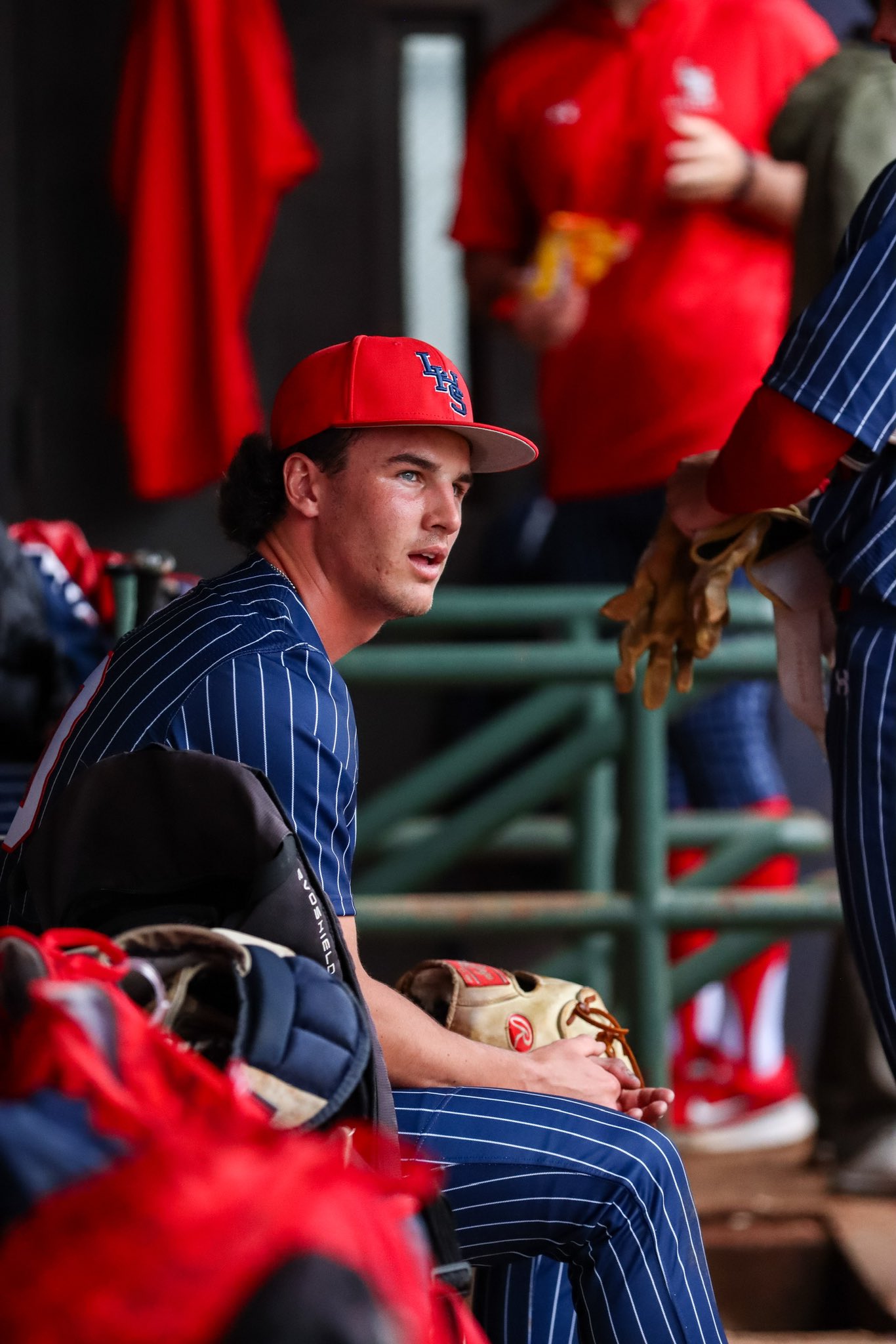 Lewisburg junior and Vanderbilt baseball commit Talon Haley struck out 10 batters over five innings of work in a victory over Houston (Tenn.) on Saturday, March 16 at Trustmark Park in Pearl, Miss.