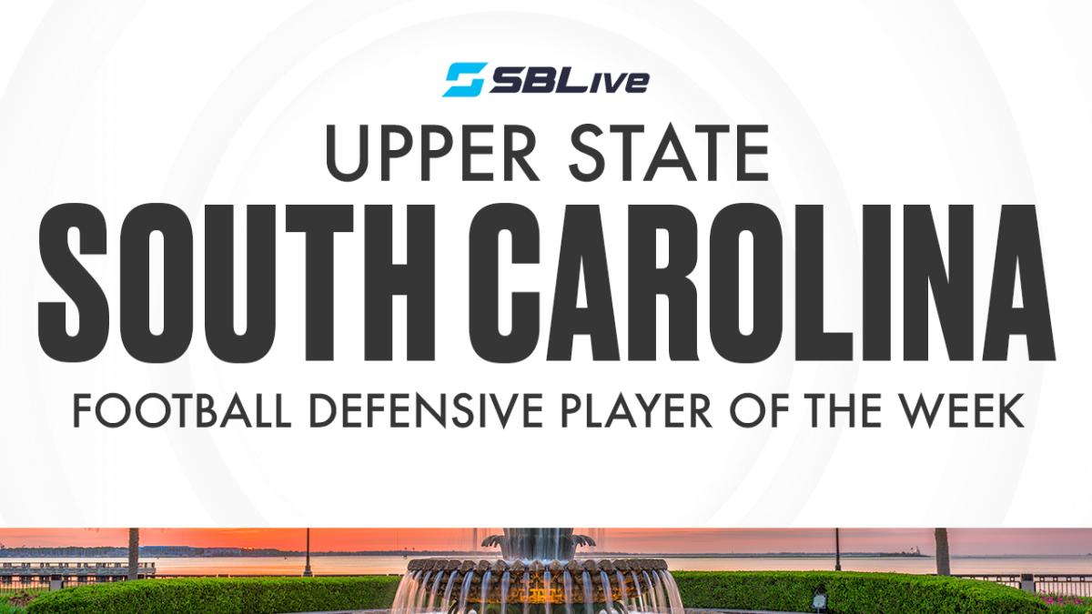 Upper State South Carolina Defensive Player of the Week