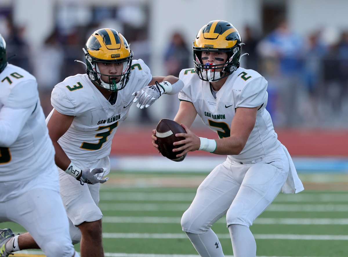 Luke Baker led the North Coast Section in passing yards in 2022. He's well on his way from repeating in 2023. Photo: Dennis Lee