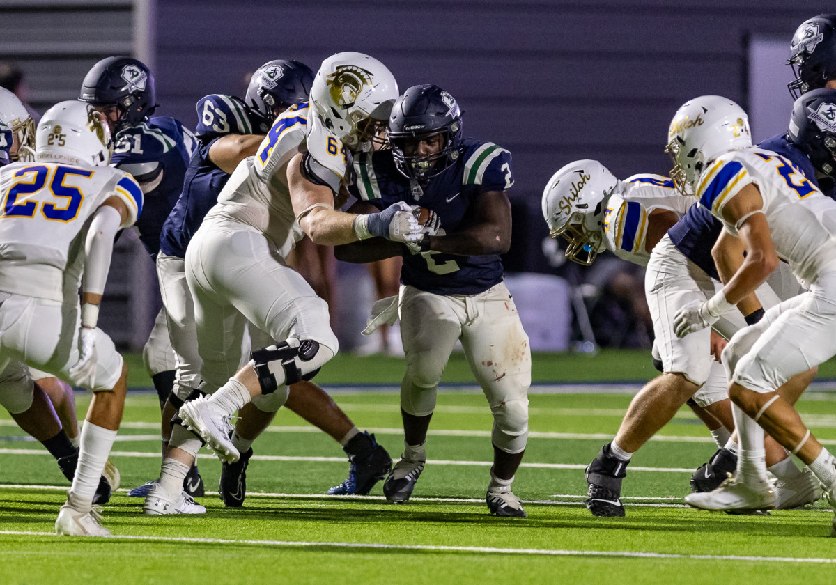 Shiloh Christian's offensive and defensive lines stepped up in a win against Little Rock Christian on Friday night. (Photo by Tommy Land)
