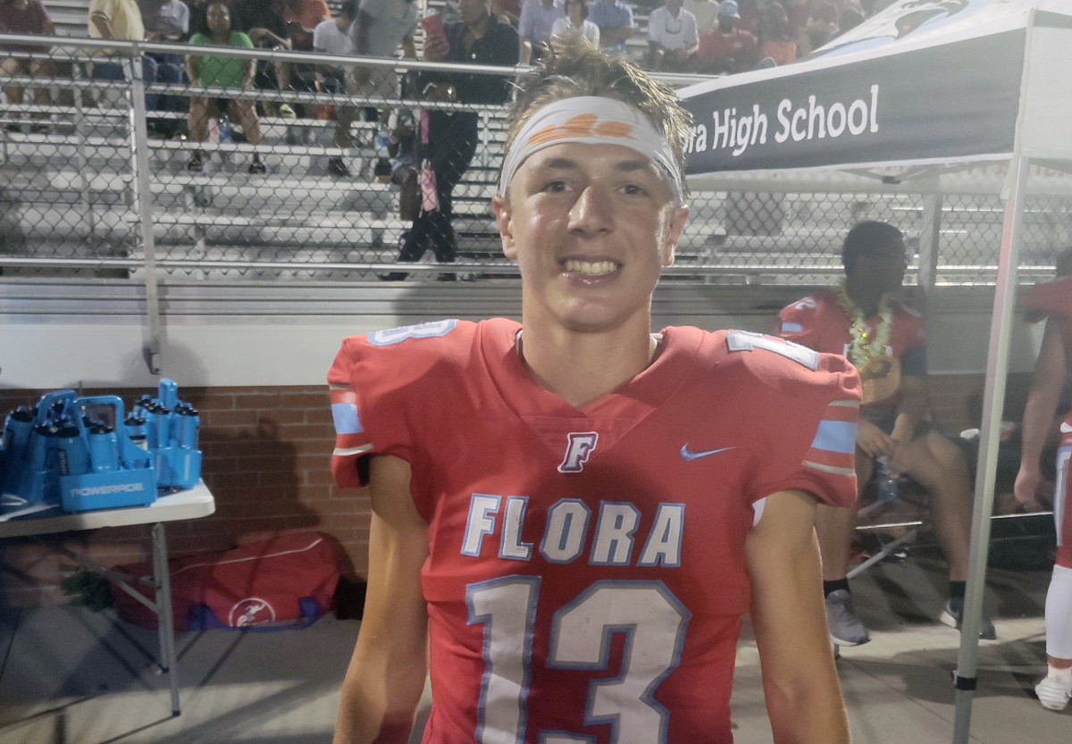 Sophomore quarterback Roper Wentzky has the Flora offense running in high gear since beating out senior Heath Moser for the starting job.