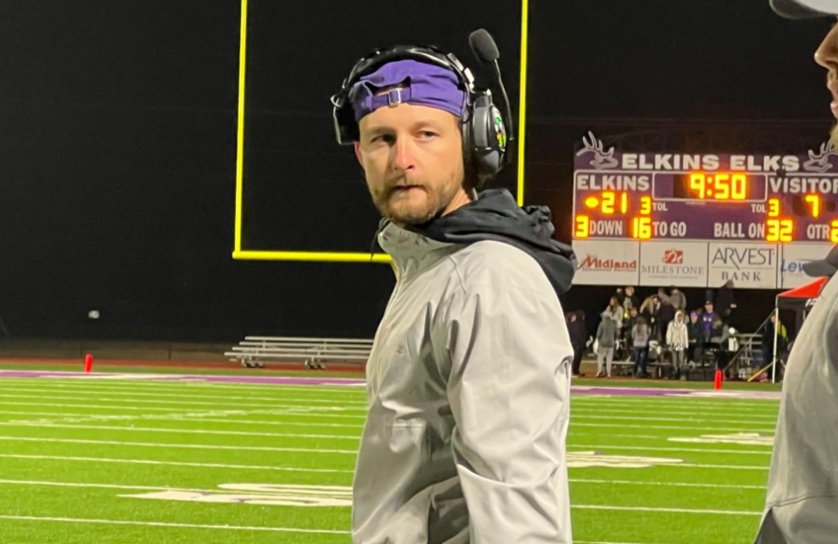 Drew Morgan was a standout receiver at Greenwood High School and starred at the University of Arkansas. He is now the special teams coach at Elkins High School in Northwest Arkansas. 