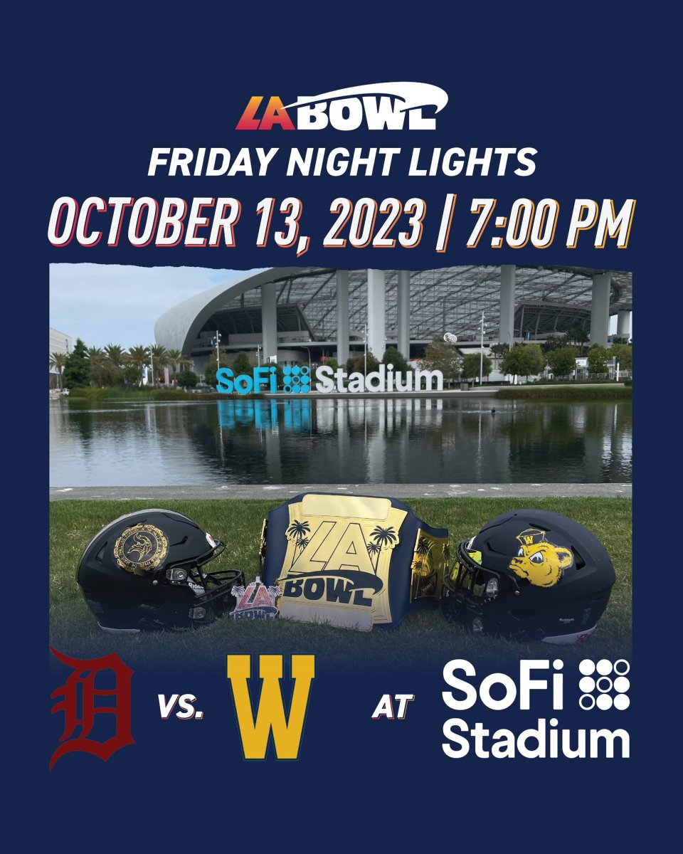 Downey vs. Warren will be the first high school football game played in SoFi Stadium.
