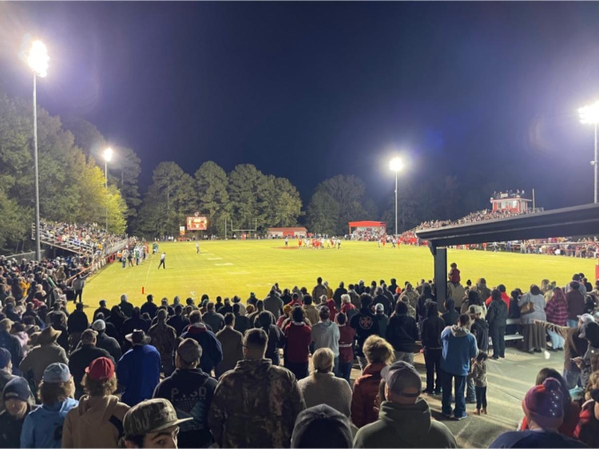 There were an estimated 2,300-2,500 in attendance at Rattler Stadium per The Nashville-News Leader. (Photo credit: South Pike County School District)