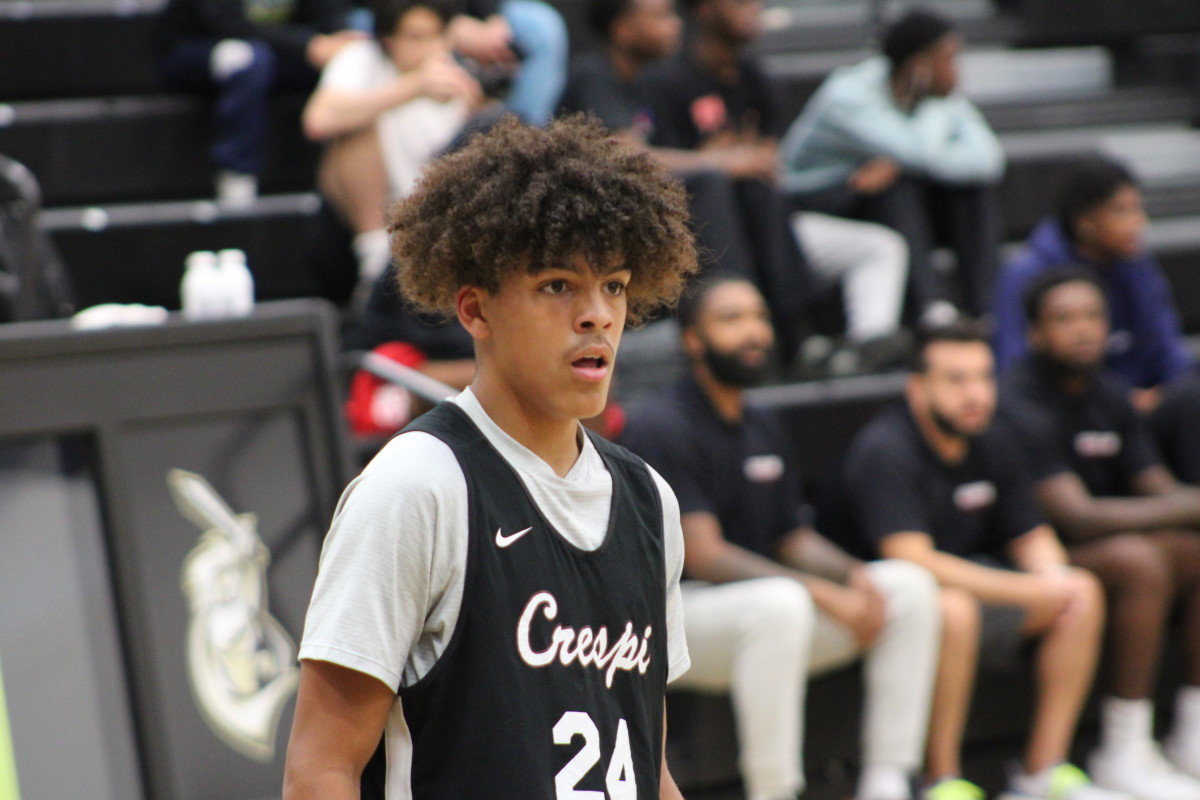 Crespi's Isaiah Barnes is a freshman on the Celts this season.