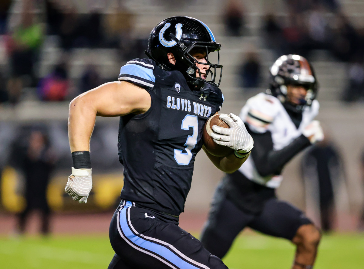 McKay Madsen exploded for 120 yards and three touchdowns last week in Clovis North's 24-14 Central Section title win over Central.  