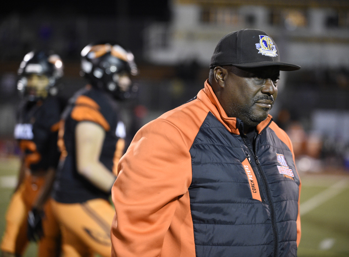 McClymonds coach Michael Peters has won 121 games and four state titles in 11 seasons as head coach. 