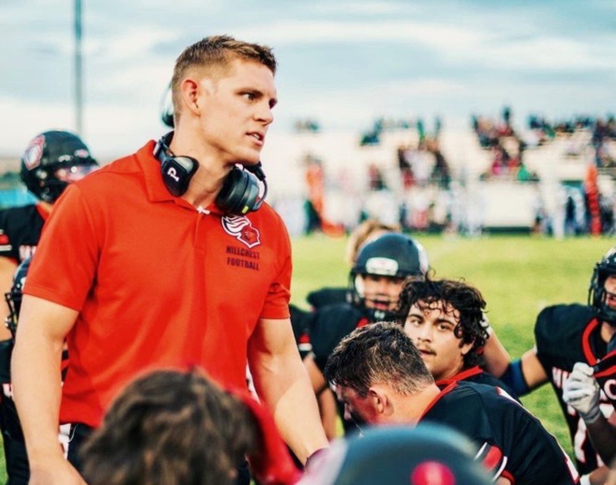Brennon Mossholder, Hillcrest football coach and state coach of the year in 2023