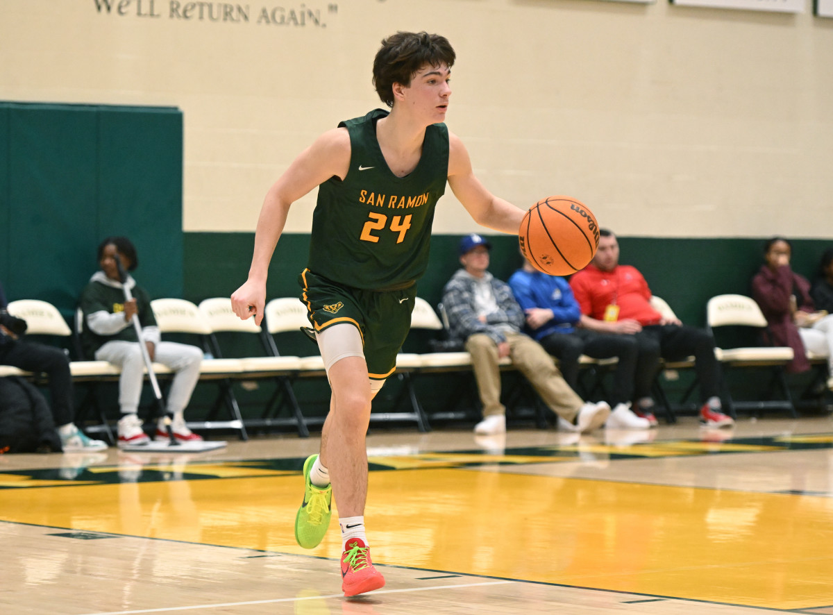 Luke Isaak, show here at The Damien Classic in December, scored a game-high 17 points on Saturday.