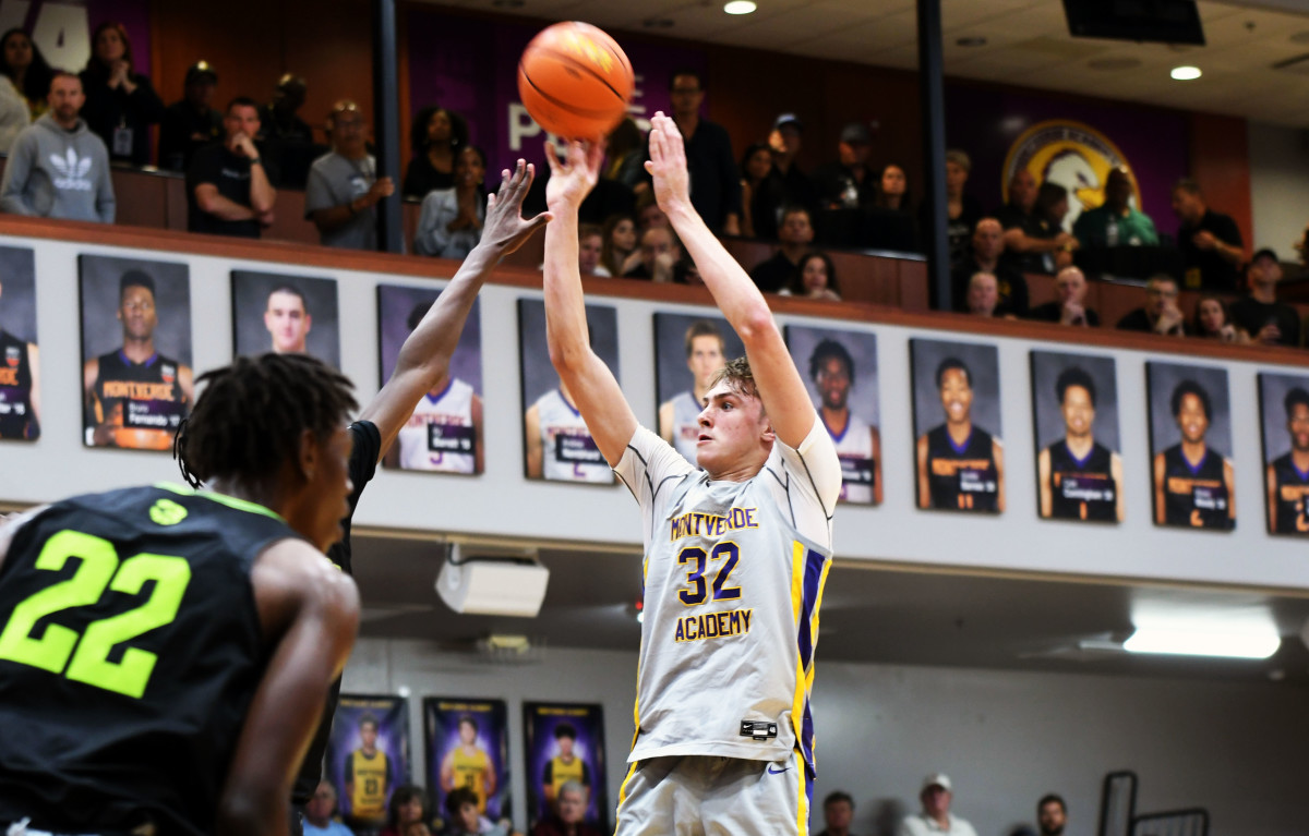 Montverde senior and MAIT tournament MVP Cooper Flagg scores two of his 17 points during the championship game Saturday against Prolific Prep.